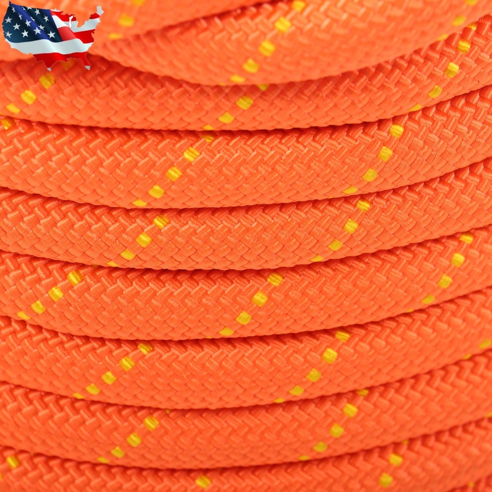 Pulling Rigging Line 1/2" × 125' Double Braid Nylon Polyester Arborist Bull Rope