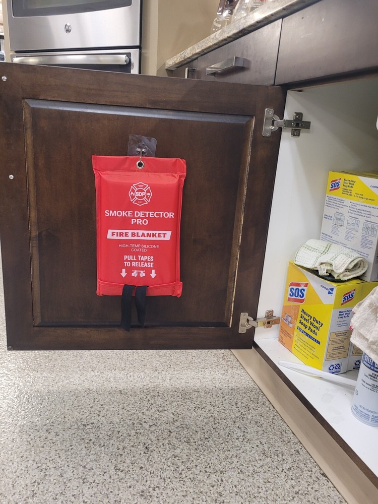 PRO FIRE BLANKET - Firefighter owned Better Design HIGH TEMP SILICONE REUSEABLE