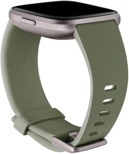 New Authentic Fitbit Versa 2 Classic Band, Large - Olive Green