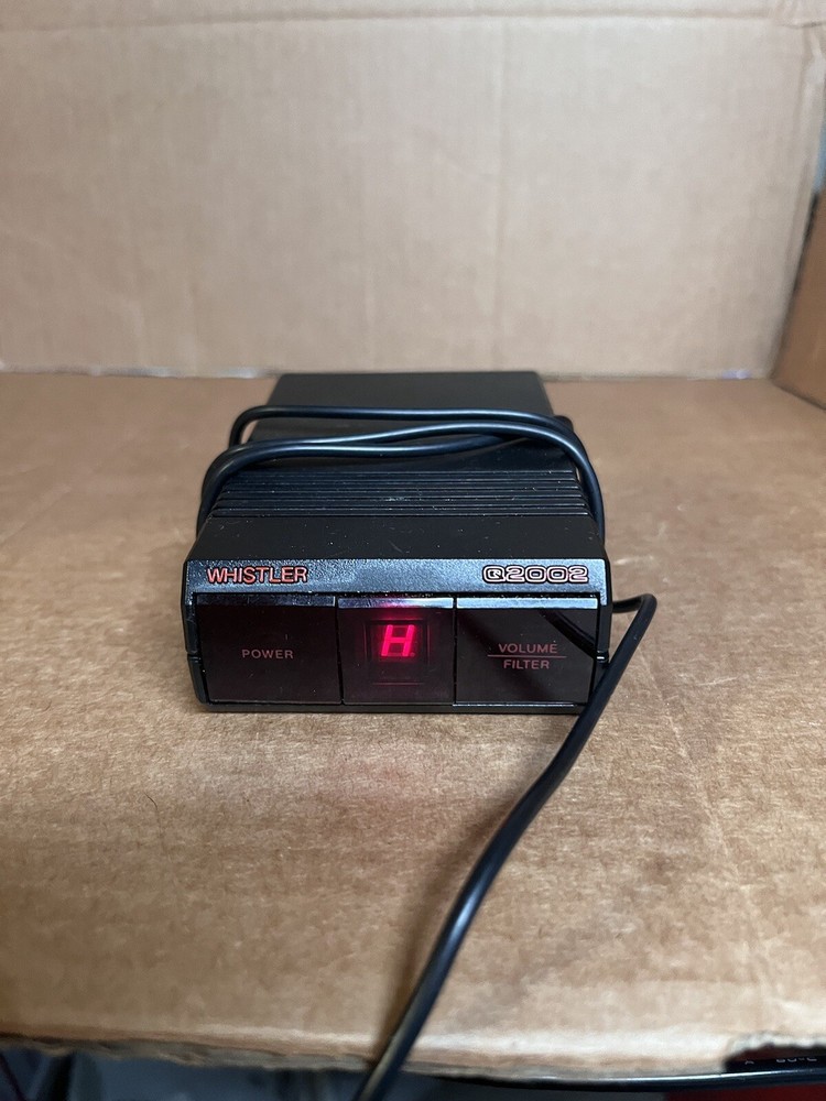Whistler Q2002 High Performance Speed Radar Detector - Tested