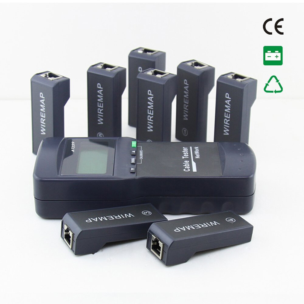 NOYAFA NF-8108M Network Cable Tester Wire Length Tester with 8 Remote Units