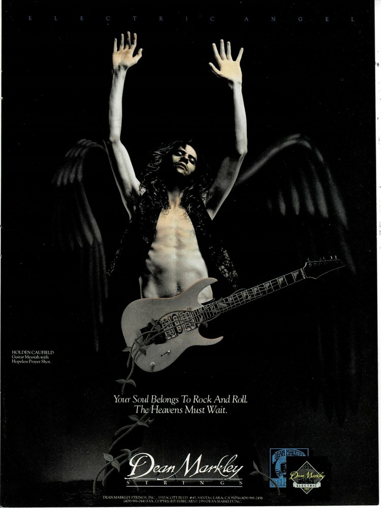 Dean Markley Strings - Holden Caufield - 1994 Print Advertisement