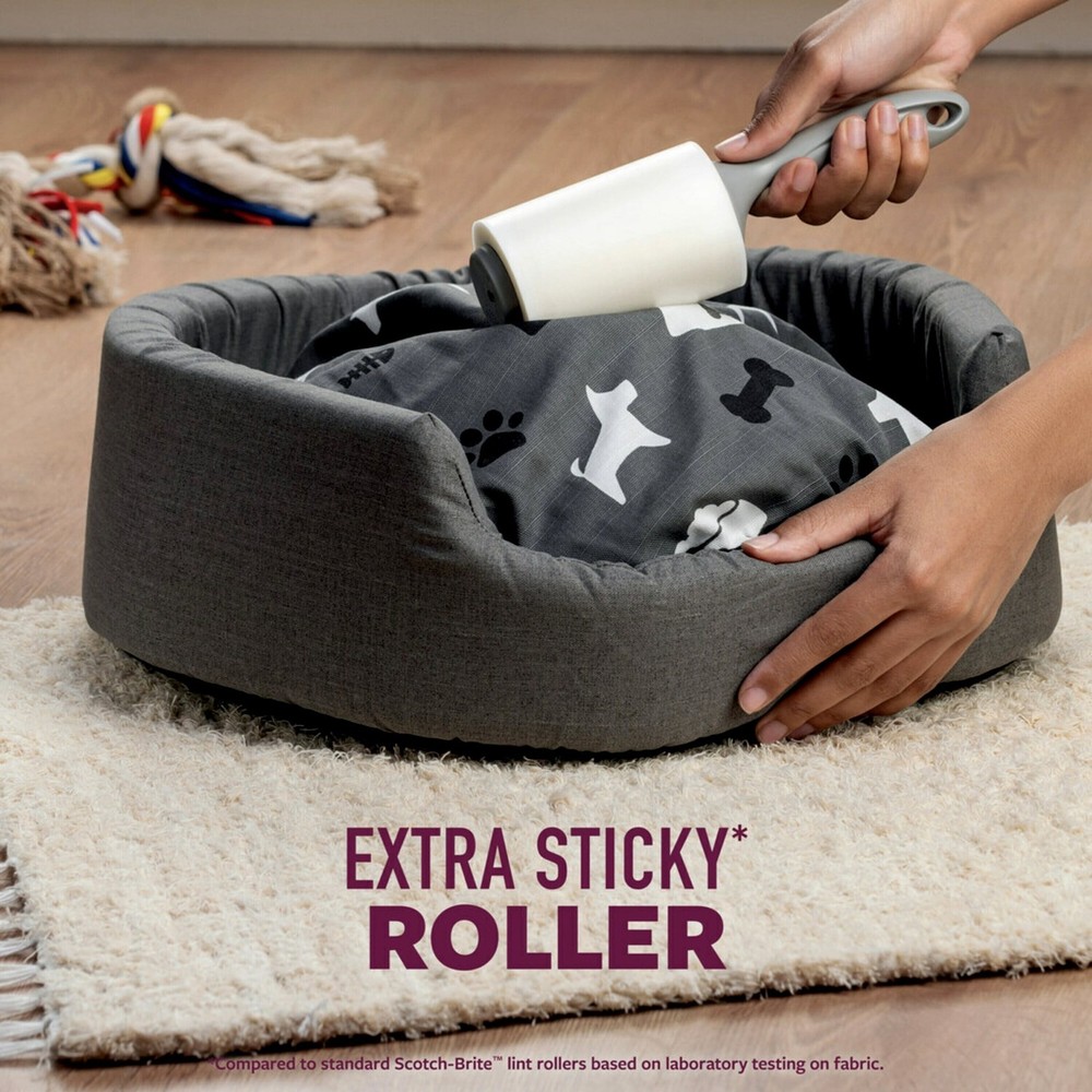 Extra Sticky Pet Lint roller 90 Sheets per Roll