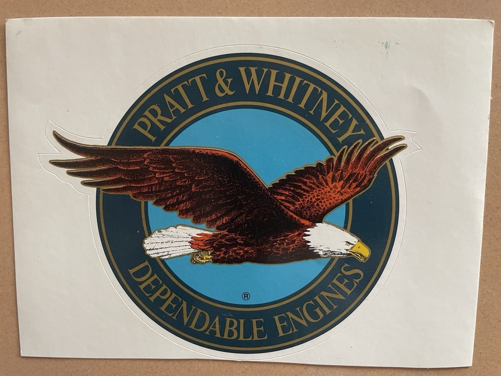 Pratt & Whitney Dependable Engines Decal 3.5”