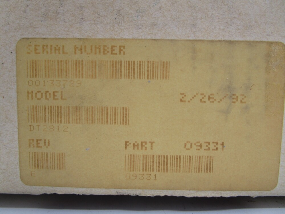 DATA TRANSLATION DT2812 REV. E NSMP