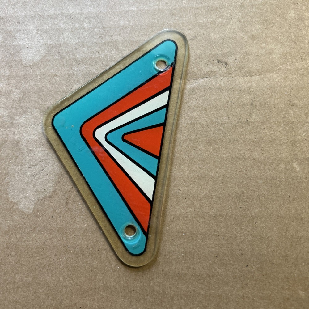 Unknown Spin Out? Triangle 4.5"  Playfield Pinball Plastic Part Bp1-b