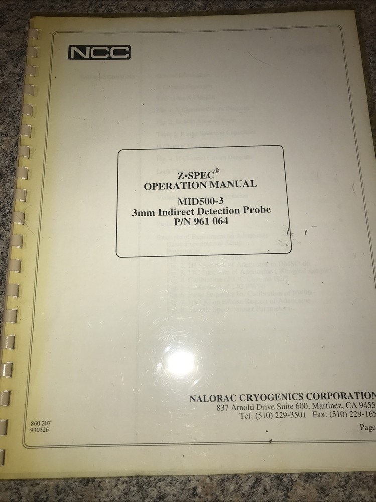 Nalorac Z-Spec MD500-3 Probe