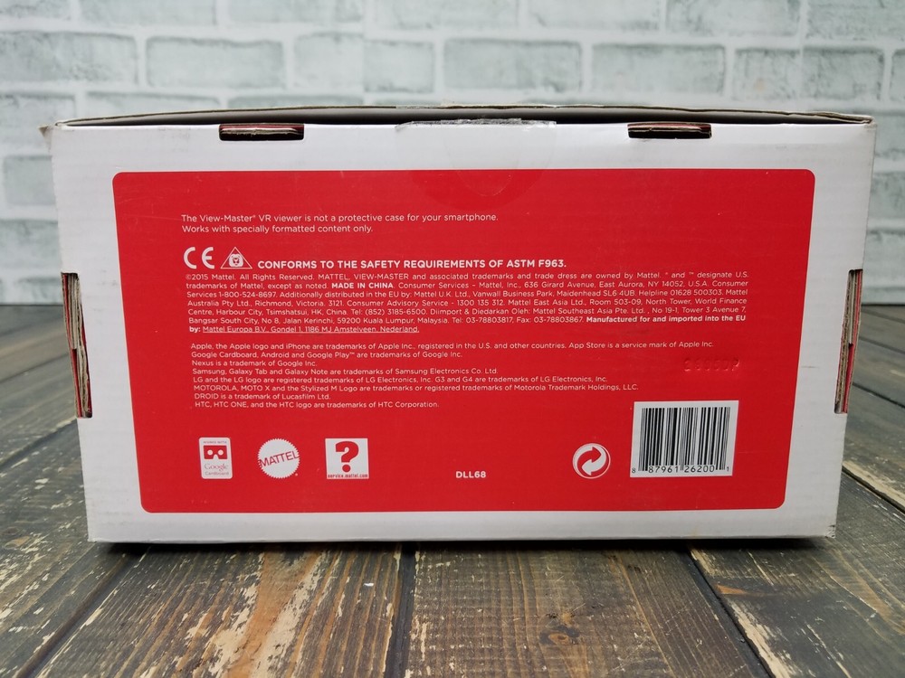 Mattel View-Master Virtual Reality VR Smartphone Headset with Original BOX