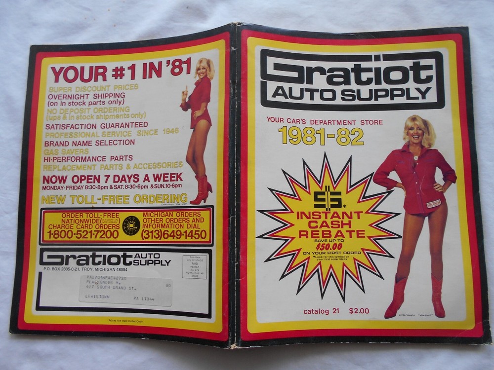 GRATIOT AUTO SUPPLY CATALOG-(1981-82)