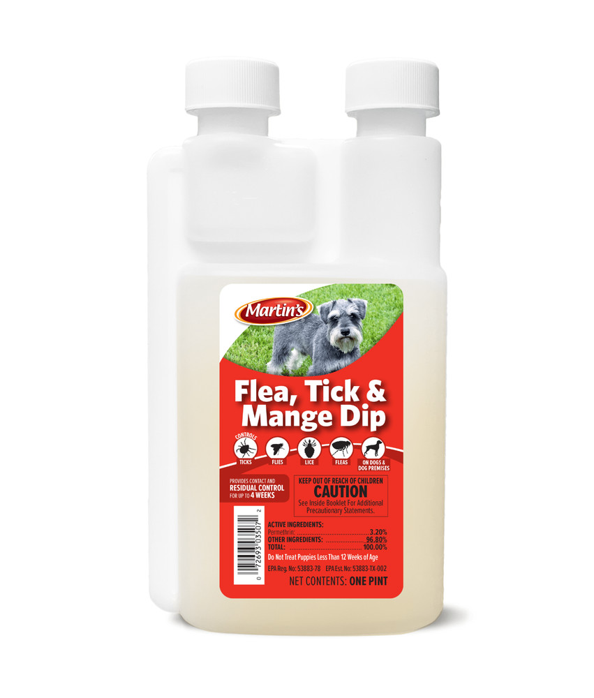 Martin's Flea Tick, & Mange Dip - 16 fl oz by Control Solutions, Inc
