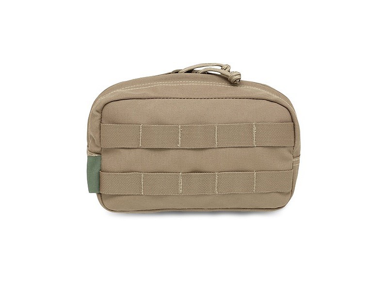 ELITE OPS MEDIUM HORIZONTAL MOLLE UTILITY POUCH ACCESSORY MULTICAM COYOTE TAN