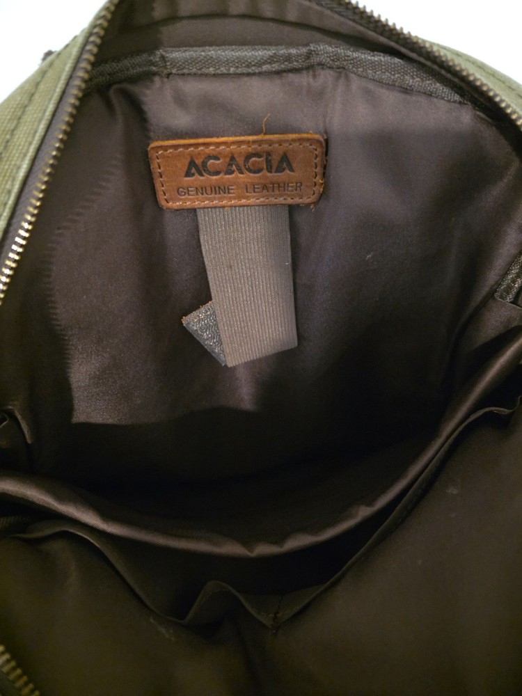 Acacia Canvas Leather backpack