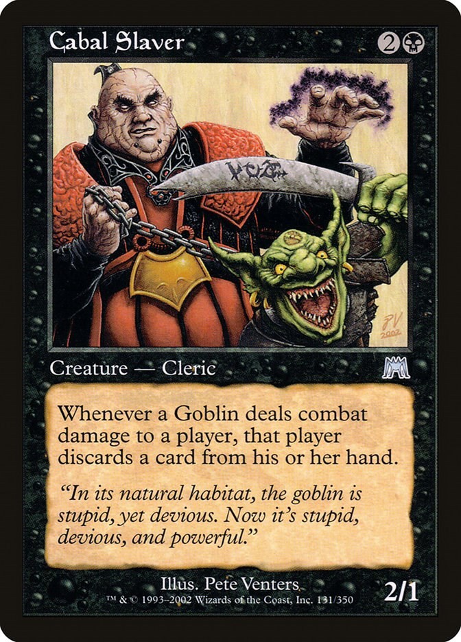 Cabal Slaver Onslaught 131 MTG MP