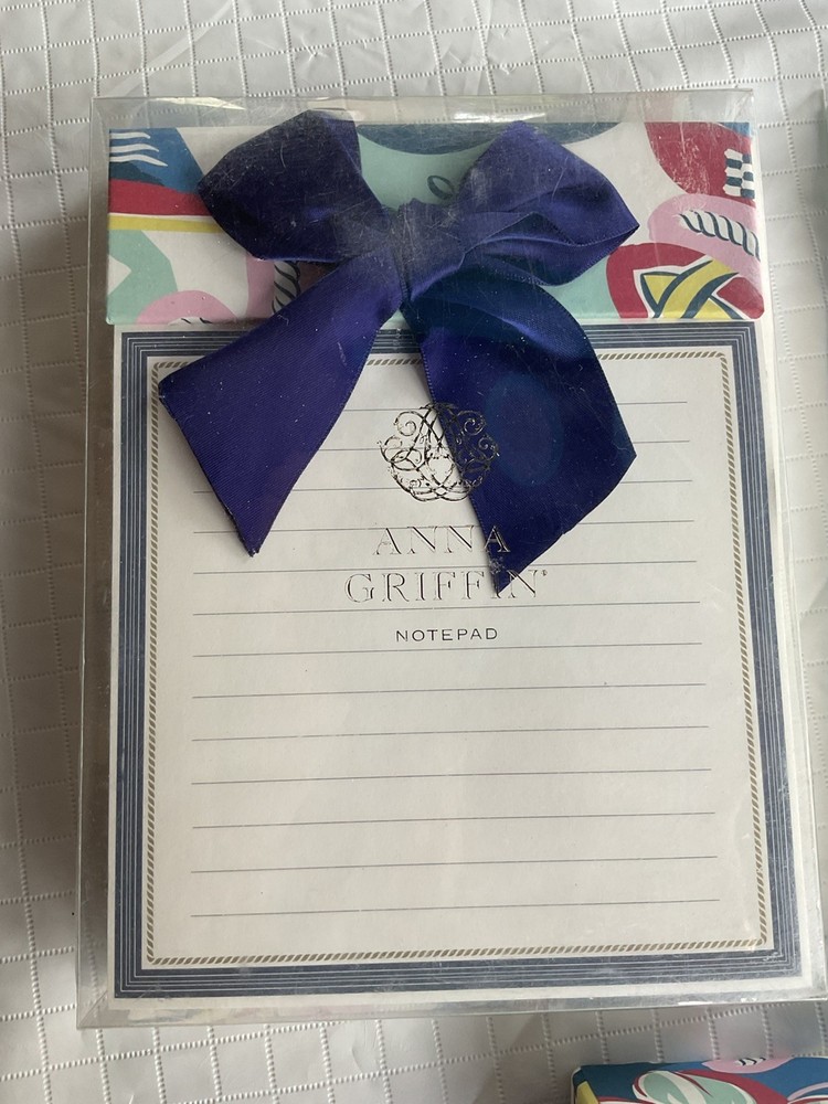 Anna Griffin Nautical Note Pad & Note Book Set⚓️⚓️⚓️