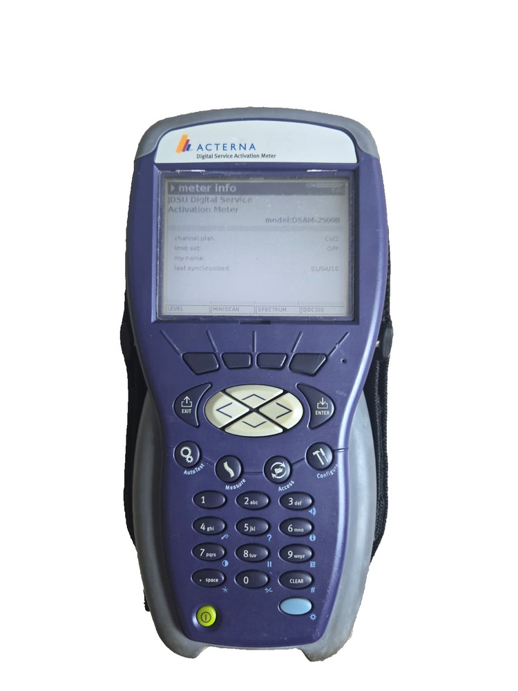 Acterna DSAM-2500B Signal Level Meter | Powers Up | Read Description