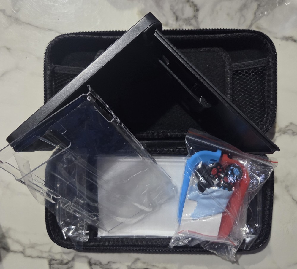 Nintendo Switch Accessories With Carrying Case - Black Case - SEE DESCRIPTION