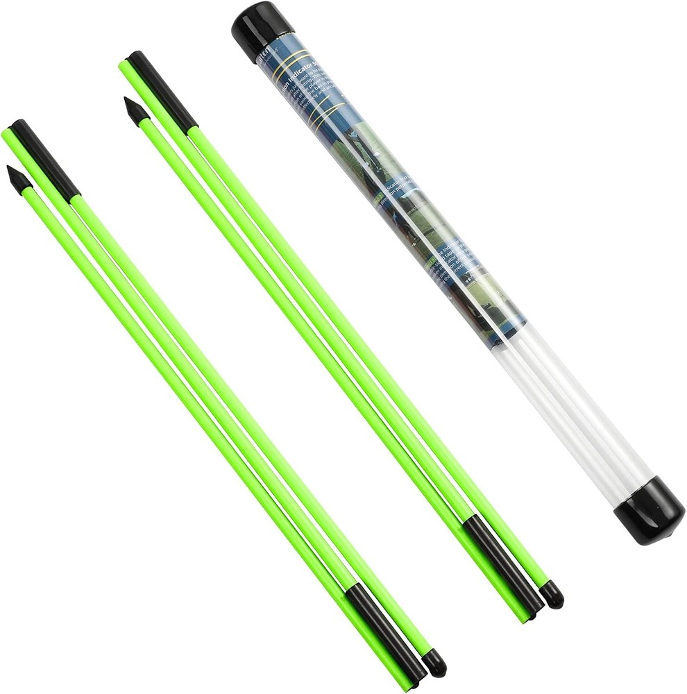 Rhino Valley Golf Alignment Sticks - Collapsible Golf Practice Rods for Aiming,