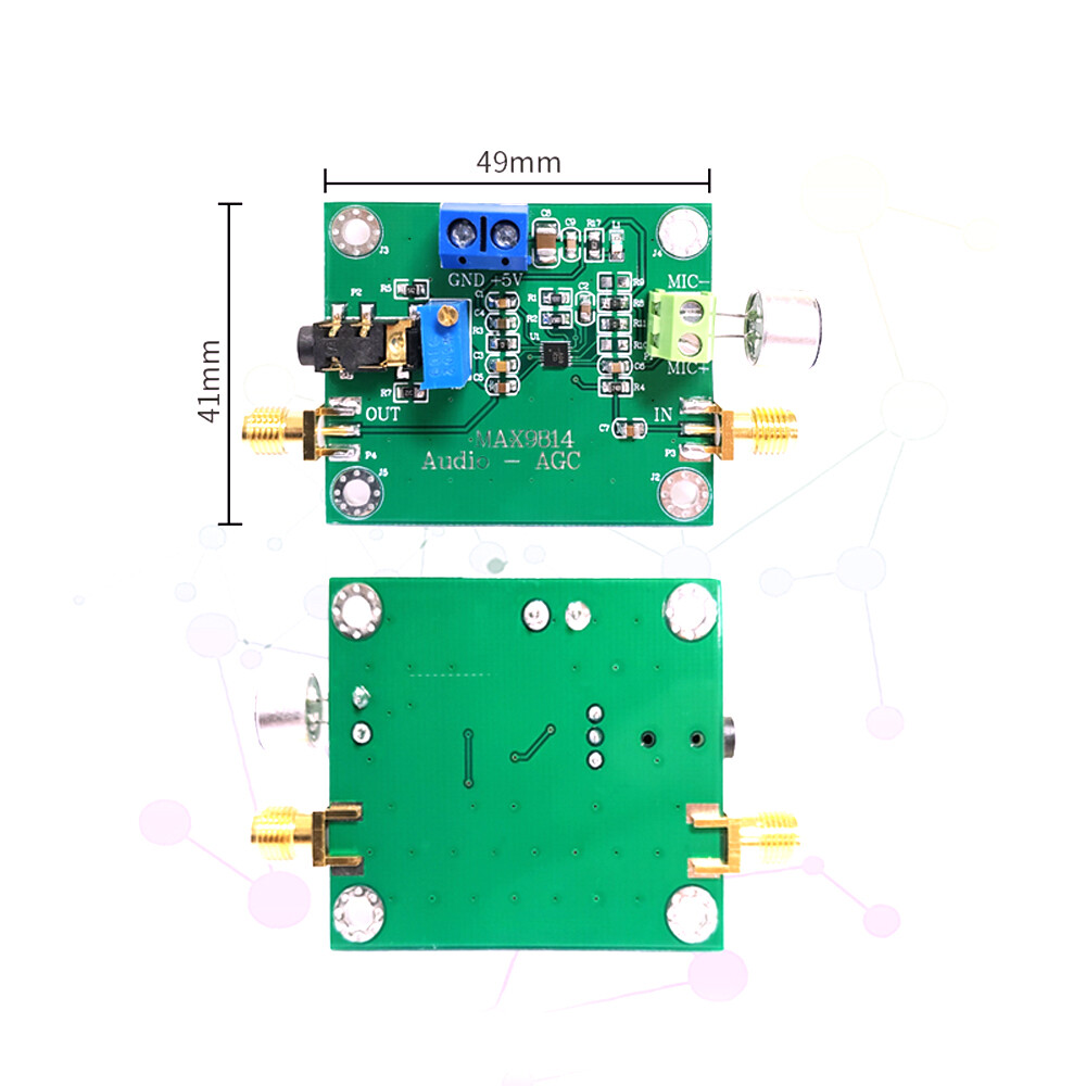 MAX9814 Microphone Amplifier Module Audio AGC Microphone Sensor Pickup MIC