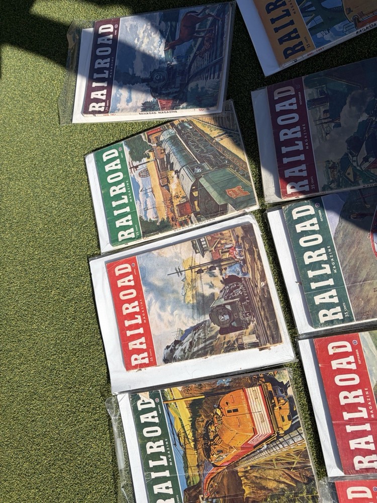 Railroad Magazines 1951 Full Set