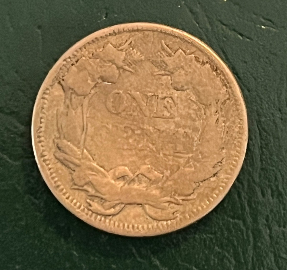 1858 LL Flying Eagle cent Fine , nice coin !