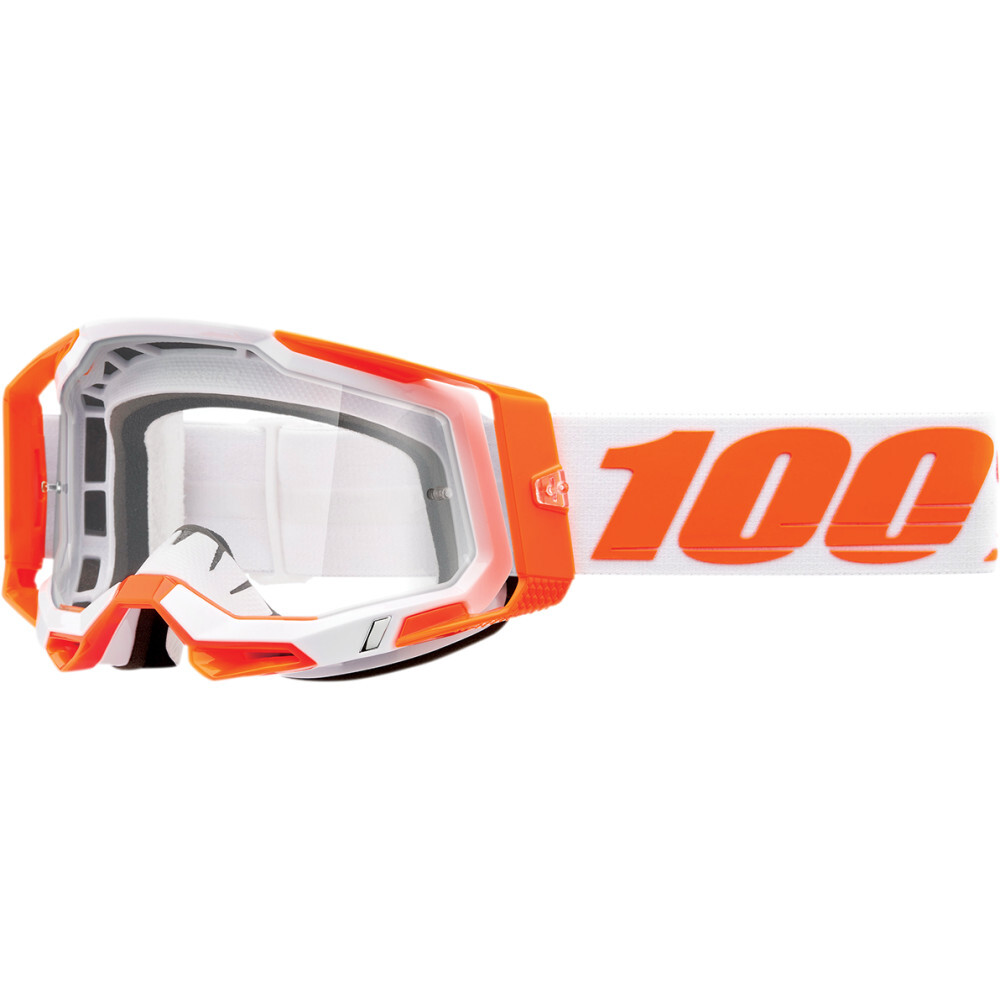 100% Racecraft 2 Goggles - Orange - Clear