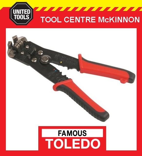 FAMOUS TOLEDO WS210 AUTOMATIC WIRE STRIPPER WITH CUTTER & CRIMPER