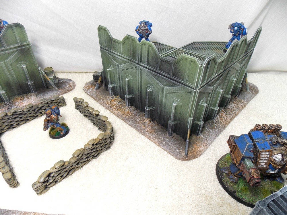 WARGAMING TERRAIN PAINTED BUNDLE 9 PIECE SET .....ADVANCE ORDERS