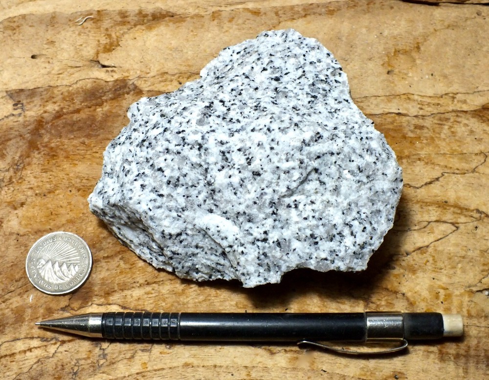 granite - teaching hand/display specimen of typical granite