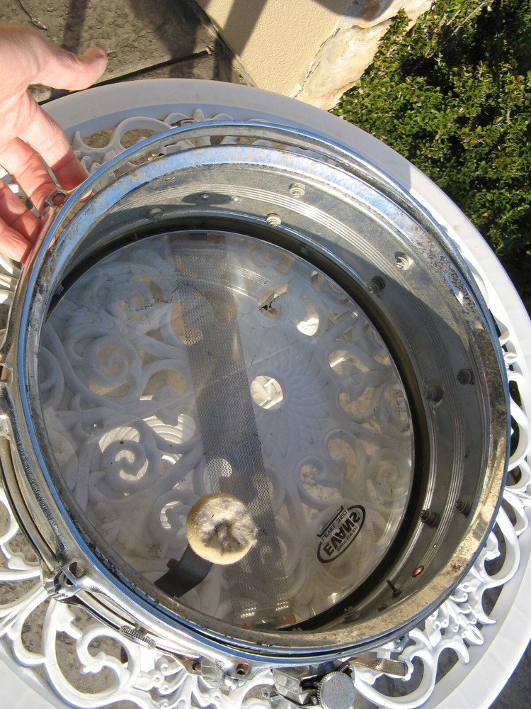 Vintage Rogers Dyna-Sonic Custom Built Snare Drum Needs Work