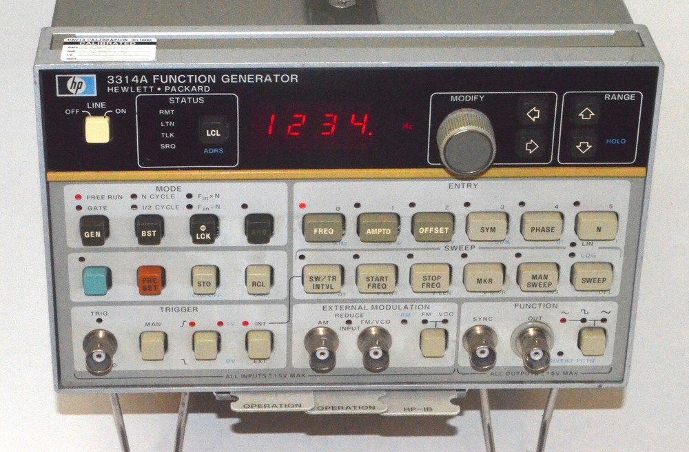 Hewlett Packard HP 3314A Programmable Function Generator *Used* Agilent