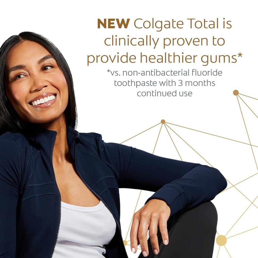 Colgate Total Active Prevention Toothpaste – Clean Mint 3.3 OZ (Select Pack)