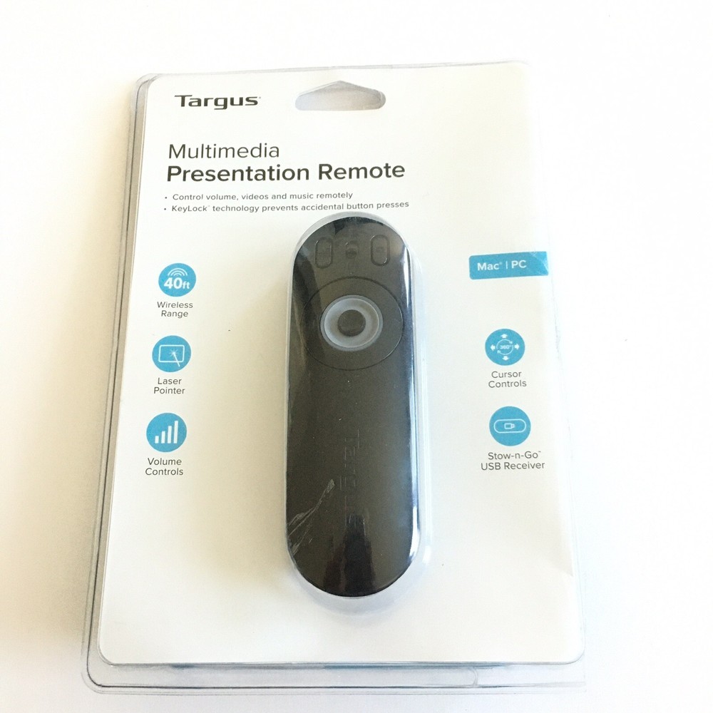 Targus AMP09B Multimedia Presentation Remote - Please Read Description -