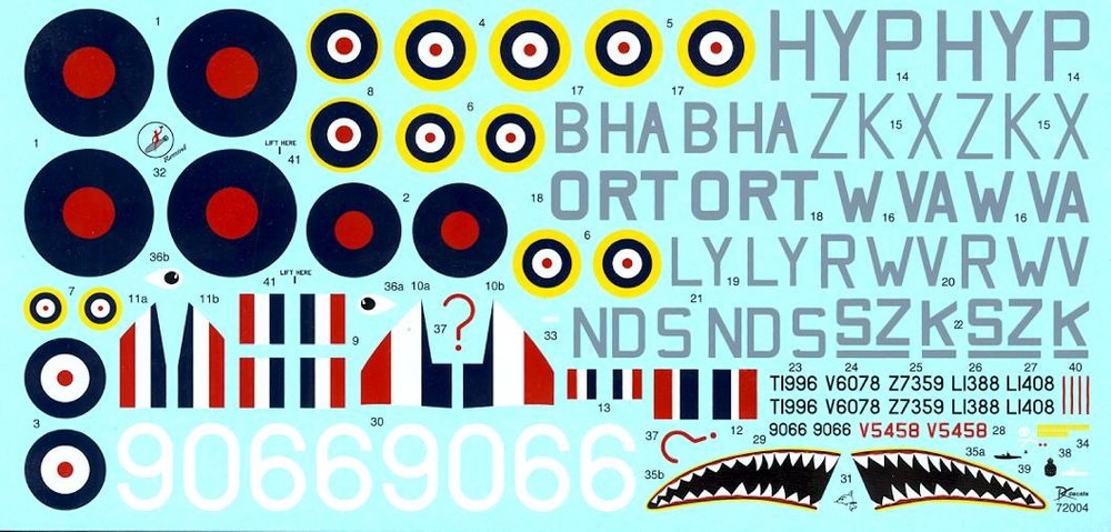DK Decals 1/72 BRISTOL BLENHEIM British Bomber