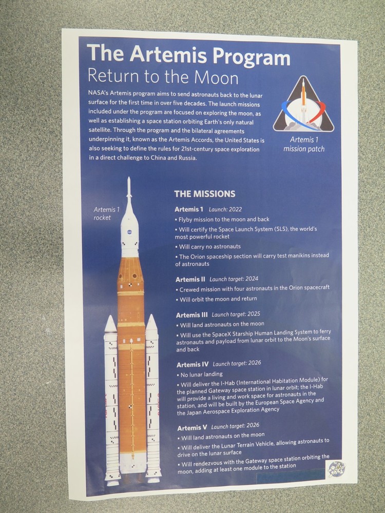 NASA Artemis SLS Program Diagram and Info