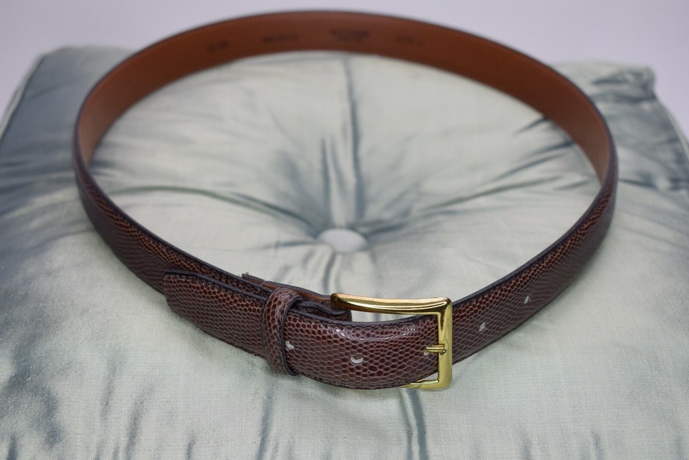 Women's Belt Brown Split Cowhide Leather Belt Size L