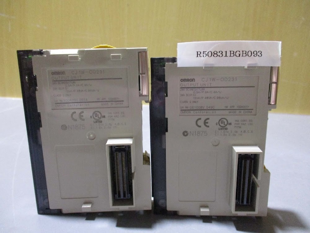 OMRON CJ1W-OD231 Output Unit Module Qty 2 USED #2