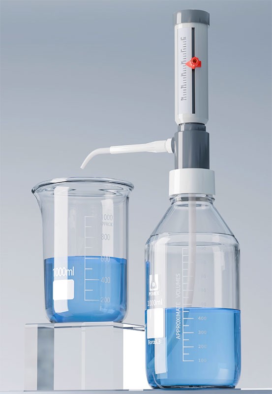 GL45 Adjustable Quantitative Liquid Dispenser 0-25ml Laboratory Doser