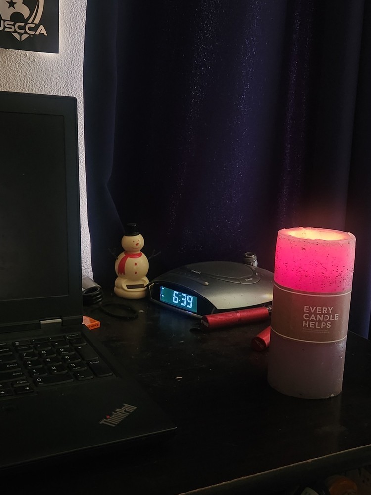 Gray Pillar Candles By Melt