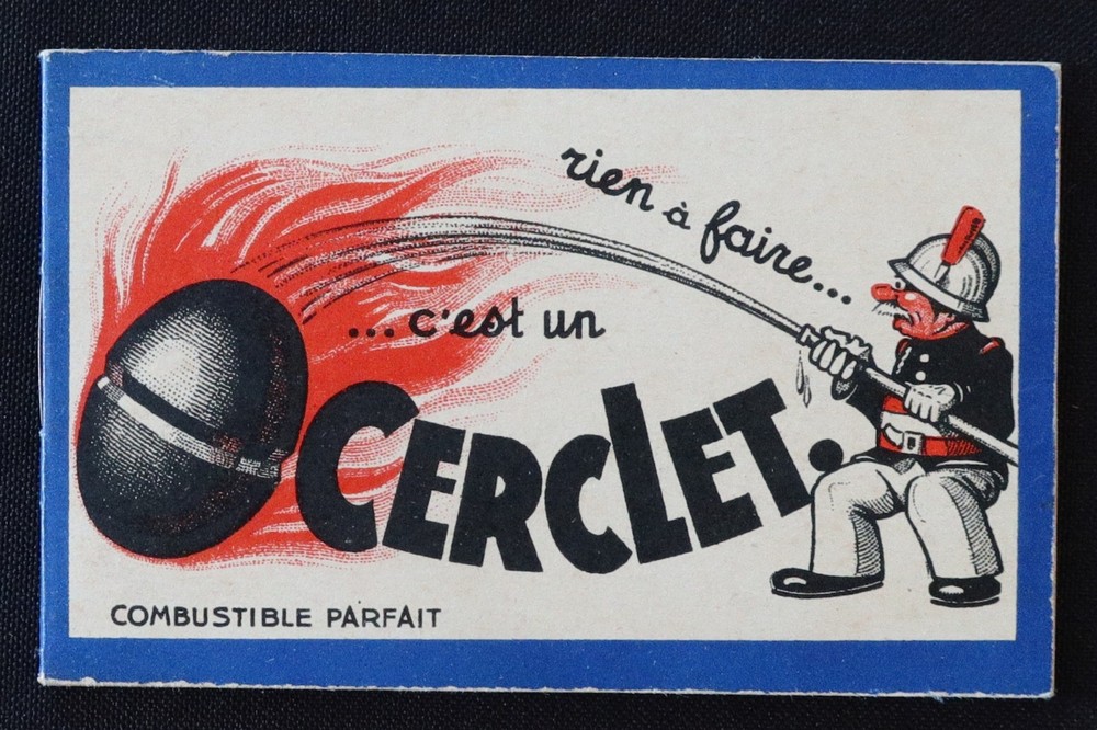 Bullet CERCLET coal firefighter fire advertising notebook