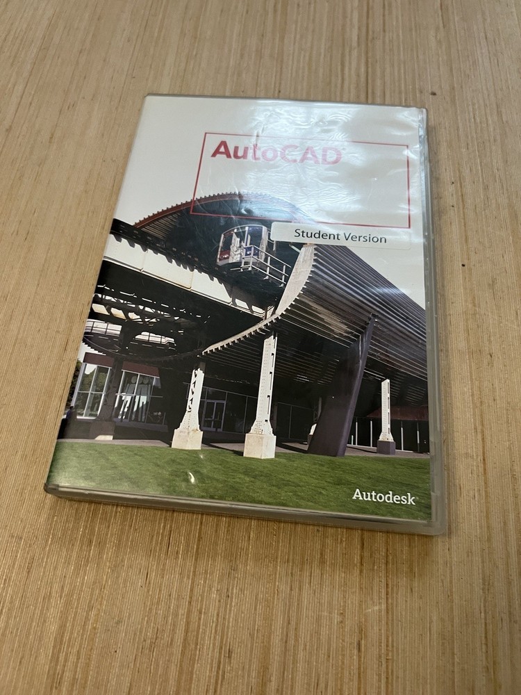 Autodesk AutoCAD Student Version 2008 As Is Read
