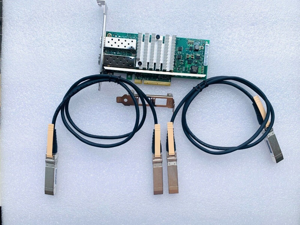 Intel X520-DA2 10Gbps Network Server Adapter E10G42BTDA FTLX8571D3BCV-IT SFP MMF