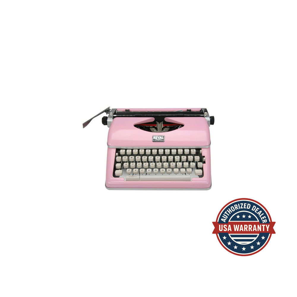 Royal Classic Manual Typewriter (Pink)