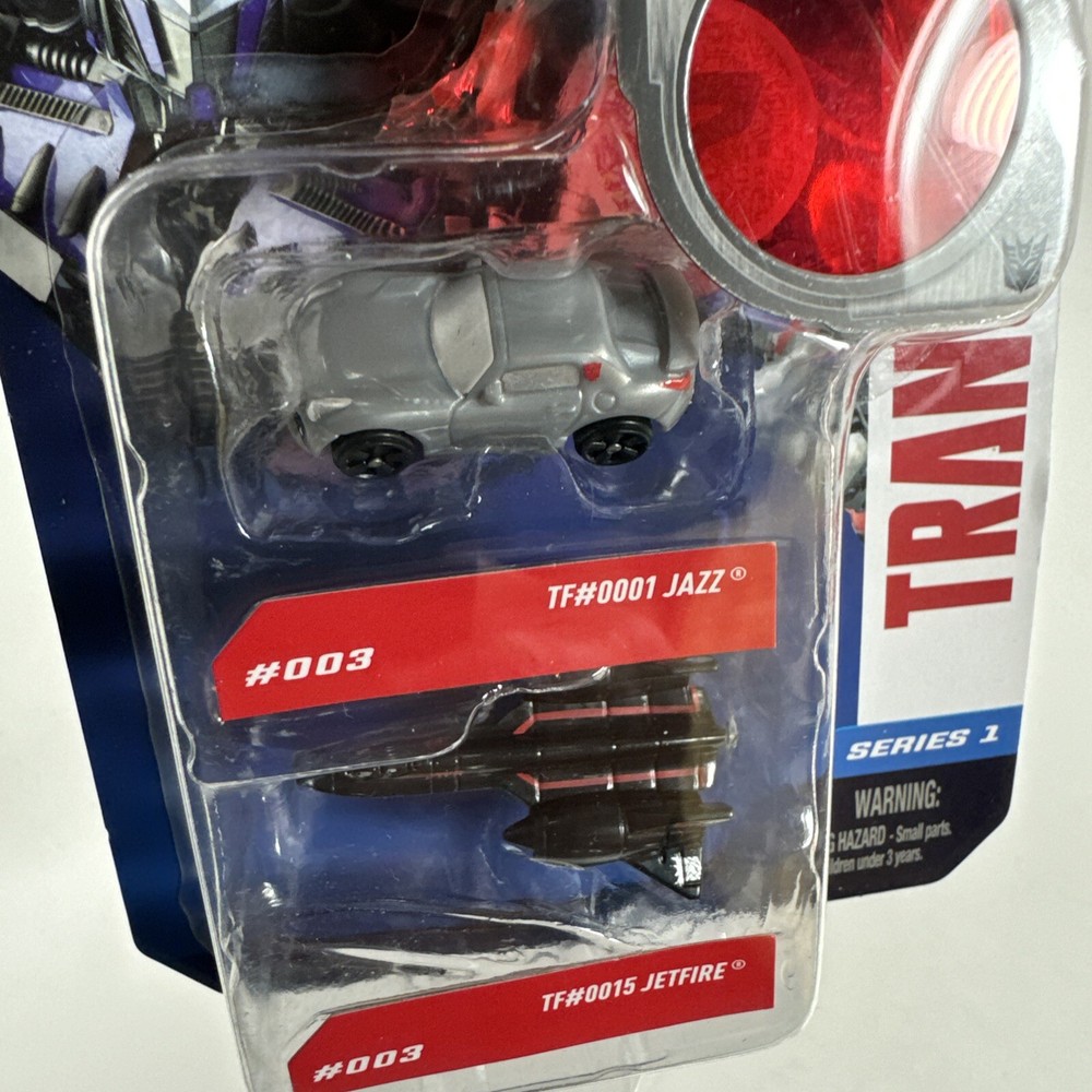 Transformers MicroMachines 2-Pack Jazz and Jetfire with Decoder