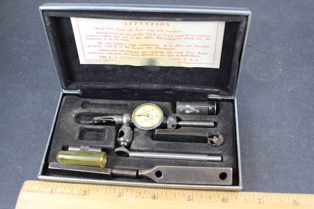 Starrett Last Word Dial Test Indicator