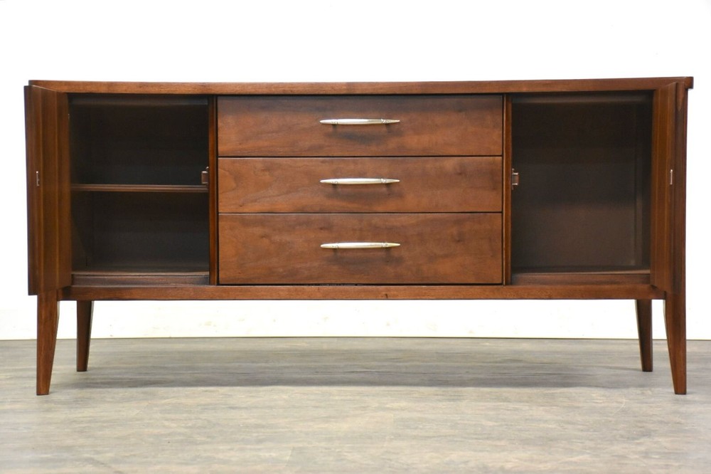 Refinished Broyhill Saga Walnut Credenza