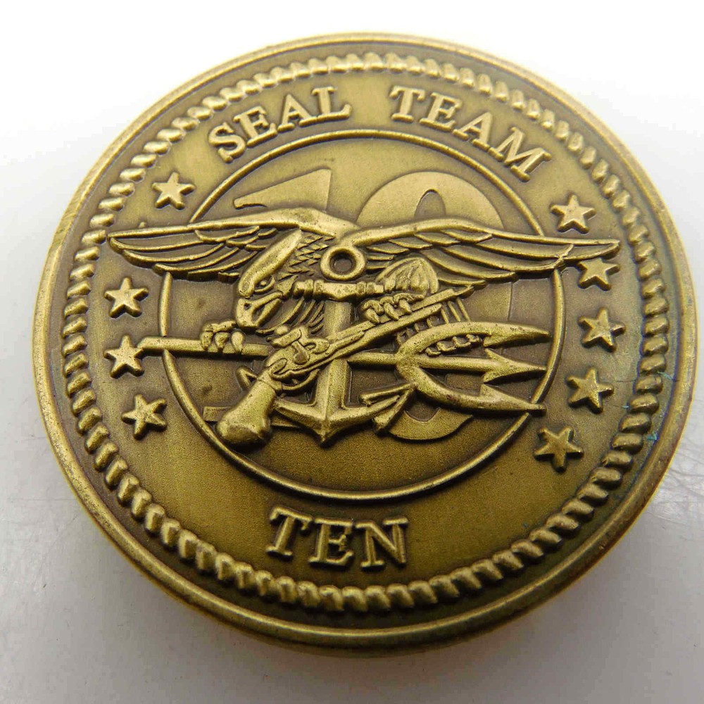 TEN SEAL TEAM CHALLENGE COIN