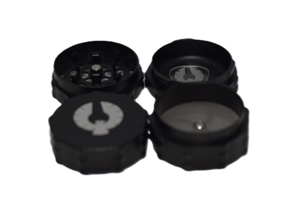 Phoenician - Medium 4 Piece Black Grinder Authentic