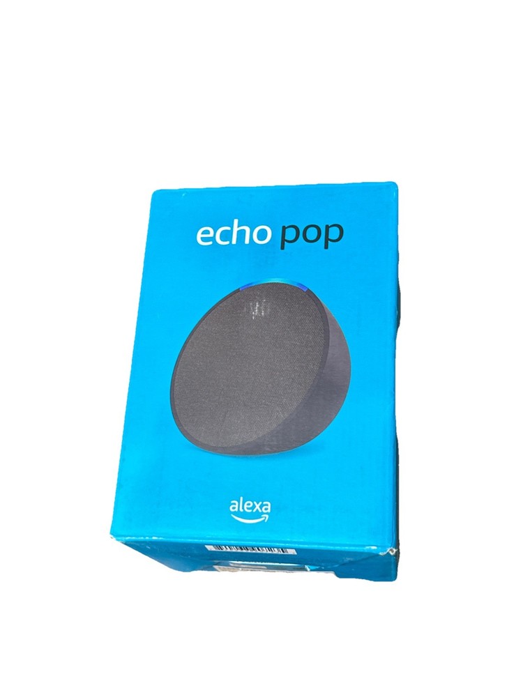 Amazon Echo Pop Smart Speaker Charcoal Black