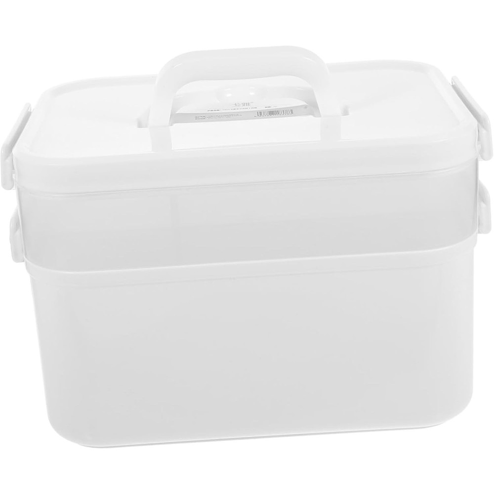 BRAND NEW ~ Large Capacity Manicure Tool Storage Box & Handle & Tray Organizer