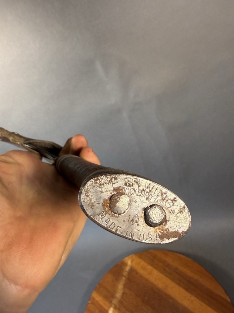 NICE VINTAGE ESTWING CAMP HATCHET w/LEATHER SHEATH